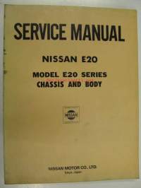 Nissan Model E20 series Chassis and Body -korjaamokirja