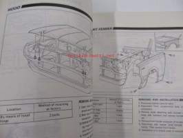 Datsun Model N10 series Body Repair Guide -korjaamokirja