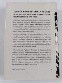SKP ja sen vaikutus poliittiseen ja ammatilliseen työväenliikkeeseen 1918-1928
