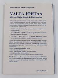 Valta johtaa : miten sisäistän, hankin ja käytän valtaa