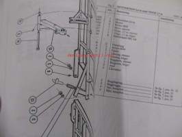 Väderstad Såbäddsharv serie NZG 600 - 1100 -instruktioner och reservdelslista