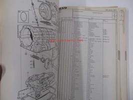 Volvo 740 Series 1991- Parts Catalog -varaosaluettelo englanniksi