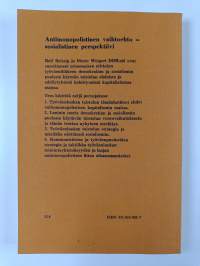 Antimonopolistinen vaihtoehto - sosialistinen perspektiivi : strategiaa ja taktiikkaa valtiomonopolistisen kapitalismin maissa toimiville marxilais-leniniläisille...
