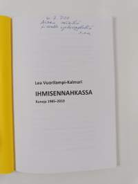 Ihmisennahkassa : runoja 1985-2010 (signeerattu, tekijän omiste)