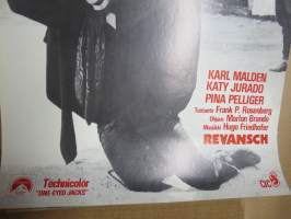 Vihan riivaama / Revansch, pääosissa Marlon Brando, Karl Malden, Katy Jurado -elokuvajuliste / movie poster