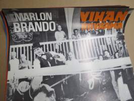 Vihan riivaama / Revansch, pääosissa Marlon Brando, Karl Malden, Katy Jurado -elokuvajuliste / movie poster