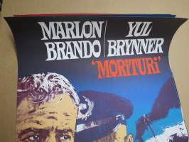 Morituri, pääosissa Marlon Brando, Yul Brynner -elokuvajuliste / movie poster