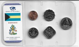 Bahama  rahasarja  1 sentti - 25 senttiä 1966 -