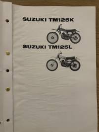 Suzuki TM125K, TM125L 1974 -käyttöohjekirja