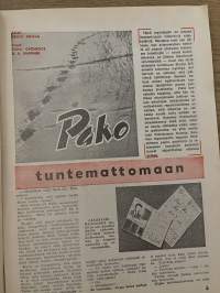Apu 1956 nr 17 - Sis. Veikko Ennala: Pako tuntemattomaan, Lähtö - Yrjö Aunola, ym.