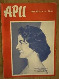 Apu 1955 nr 20 - Sis. Matti Jämsä: Kuolema on huono puominvartija, Gösta Rodin: Salainen todistaja, ym.