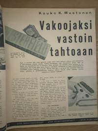 Apu 1957 nr 33 - Sis. Kauko K. Mustonen: Vakoojaksi vastoin tahtoaan, Edmund Cooper: Punainen keisari, ym.