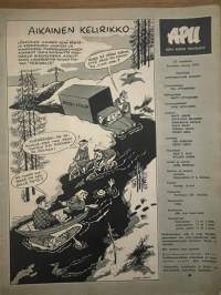 Apu 1959 nr 12 - Sis. Tuhat pakettia työttömille, Kun suihku lennättää, ym.