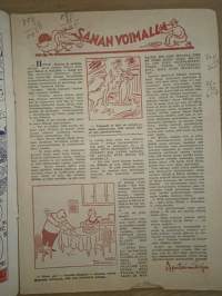 Apu 1952 nr 11 - Sis. Vatsastapuhujan pakinoilla, Michael Hervey: Viimeinen silmänräpäys, ym.