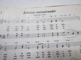 Laulakaa Jehovalle -Jehovan todistajien laulukirja