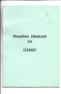 Rikospoliisin Eläkejärjestö ry säännöt  1974