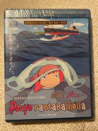 Ponyo rantakalliolla -Dvd + blu-ray -elokuva