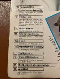 Eeva neule 1985 nr 8,  katso sisältö kuvista tarkemmin.