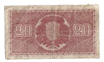 20 markkaa 1922 Litt C