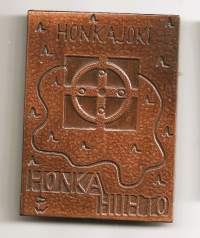 Honkajoki Honka hiihto- mitali  75x55 mm 1-puol