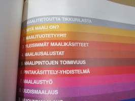 Mitä maalia mihinkin? - Tikkurilan Väritehtaat Oy perusteellinen opas maalien, lakkojen ym. pintakäsittelyaineiden käyttöön