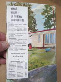 Kodin ulkomaalaus ja väritys -myyntiesite / värikartta Panu ulkomaali