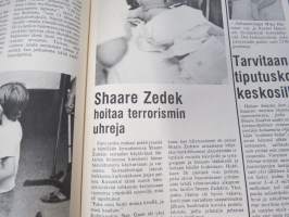 Shalom 1976 nr 7, Golda Meir, Turun juutalainen srk esittely, Libanonin sota, Kirja vai miekka?, Väinö Hyvönen, ym.