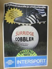 Intersport palloilu 1979 -myyntiesite / tuoteluettelo