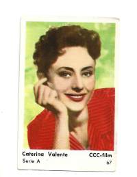 Caterine Valente  -  purkkakääre makeiskääre keräilykuva nr67