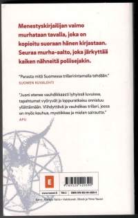 Uskollinen lukija/ Max Seeck. P.2019. Pehmyt kantinen Kirjailijan vaimo murhataan tavalla joka on kopioitu suoraan hänen kirjastaan. Seuraa murha aalto.Sivuja 673