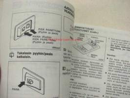 Datsun Nissan Sunny Mallisarja B11 -Käyttöohjekirja (painettu 5.1984)