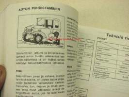Datsun Nissan Sunny Mallisarja B11 -Käyttöohjekirja (painettu 5.1984)
