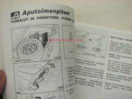 Datsun Nissan Sunny Mallisarja B11 -Käyttöohjekirja (painettu 5.1984)
