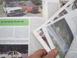 Revue du moteur Tchecoslovaque 1990 nr 11 -tsekkiläinen autoilun, moottoripyöräilyn ja moottoriurheilun lehti, mm. artikkelissa Carlos Sainz &amp; Juha Kankkunen