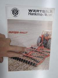 Wärtsilä Hankmo-äkeet - europa-mallit -myyntiesite