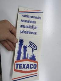 Texaco - voiteluvarmuutta suomalaisen maanviljelijän palveluksessa -myyntiesite