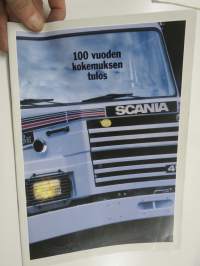 Scania sadan vuoden kokemuksen tulos -myyntiesite