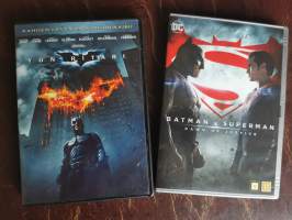 Yön ritari DVD (kahden levyn erikoisjulkaisu), Batman v Superman. Dawn of Justice. Kaksi Batman DVD:tä suomitekstein