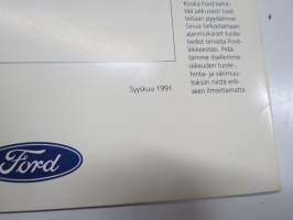 Ford Fiesta Tarvikkeet 1991 -myyntiesite