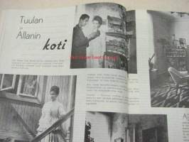 Monalisa 1960 nr 8 Kansikuva Teija Sopanen, Annikki Sankari, Ella Grönroos, Yves Montand / Marilyn Monroe, Tuula  ja Allan Hagert, Nipsu-neiti piirroskuvana