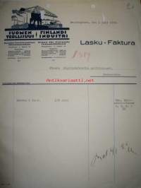 Suomen teollisuusliiton äänenkannattaja, Helsinki 1.7 1925 asiakirja