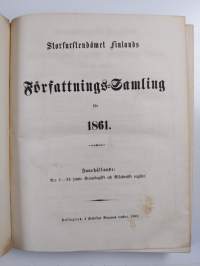 Storfurstendömet Finlands Författnings-samling för 1861