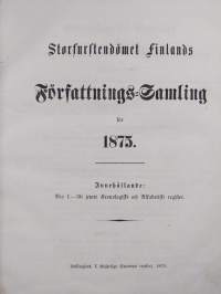 Storfurstendömet Finlands Författnings-Samling för 1875