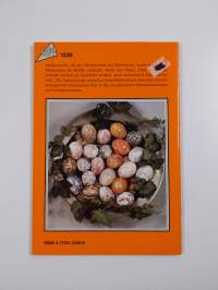 Marmorierte Eier als Osterschmuck