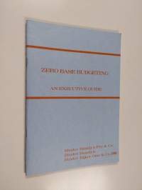 Zero Base Budgeting