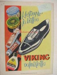 Kotiliesi 1950 nr 16  Elokuu 1950 - Vihti -Kallela kanala artikkeli kuvineen, Verraton sauna v 1950, Etikkasäilykkeitä, Ami-Cola -mainos, Uusi asuntotuotanto...