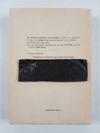 Inhalt der finish-ugrischen forschungen I-XXX