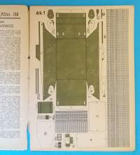 Maly Modelarz 9/1981 - Polski Lekki Czolg Plywajacy PZInz. 130. ((panssarivaunut, pahviset mallit)