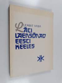 Läti laensõnad eesti keeles