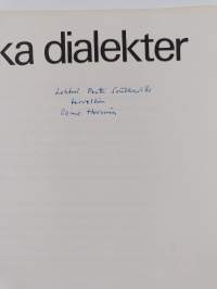 Finska dialekter (signeerattu, tekijän omiste)